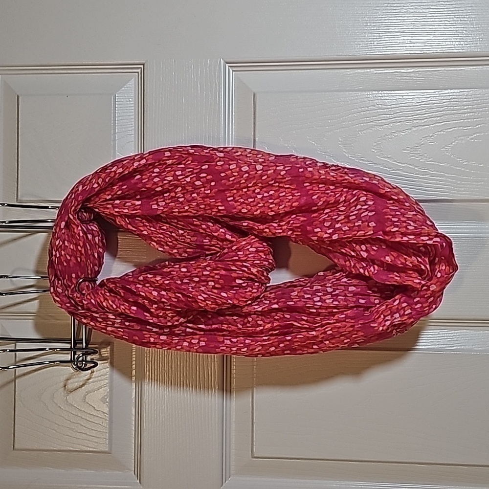 Target Lightweight Pink and Orange Scarf